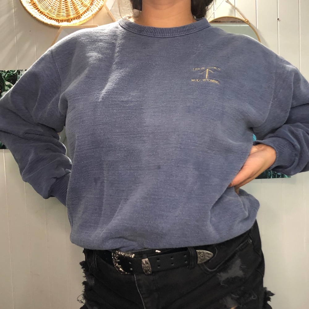 Faded blue pullover🧡